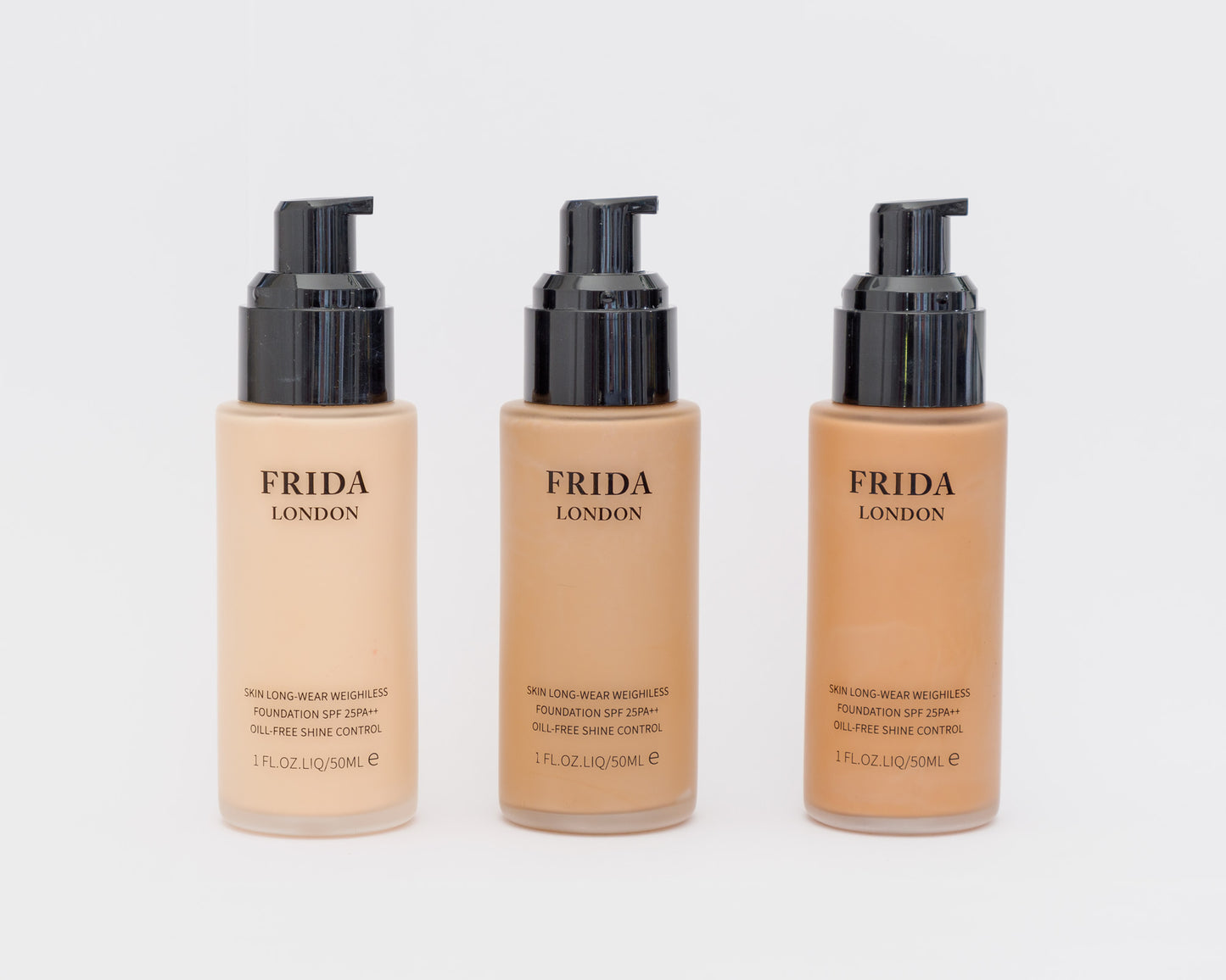 Frida London Foundation 50mL full coverage SPF