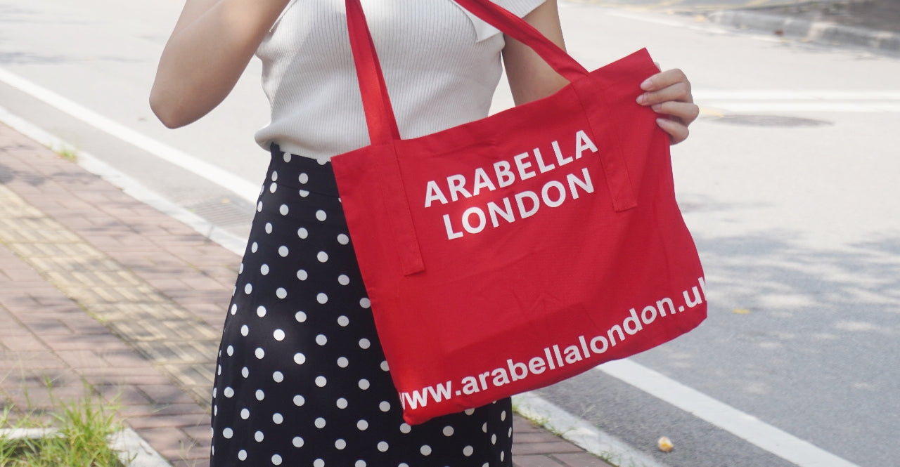 Arabella London Canvas Tote Bag
