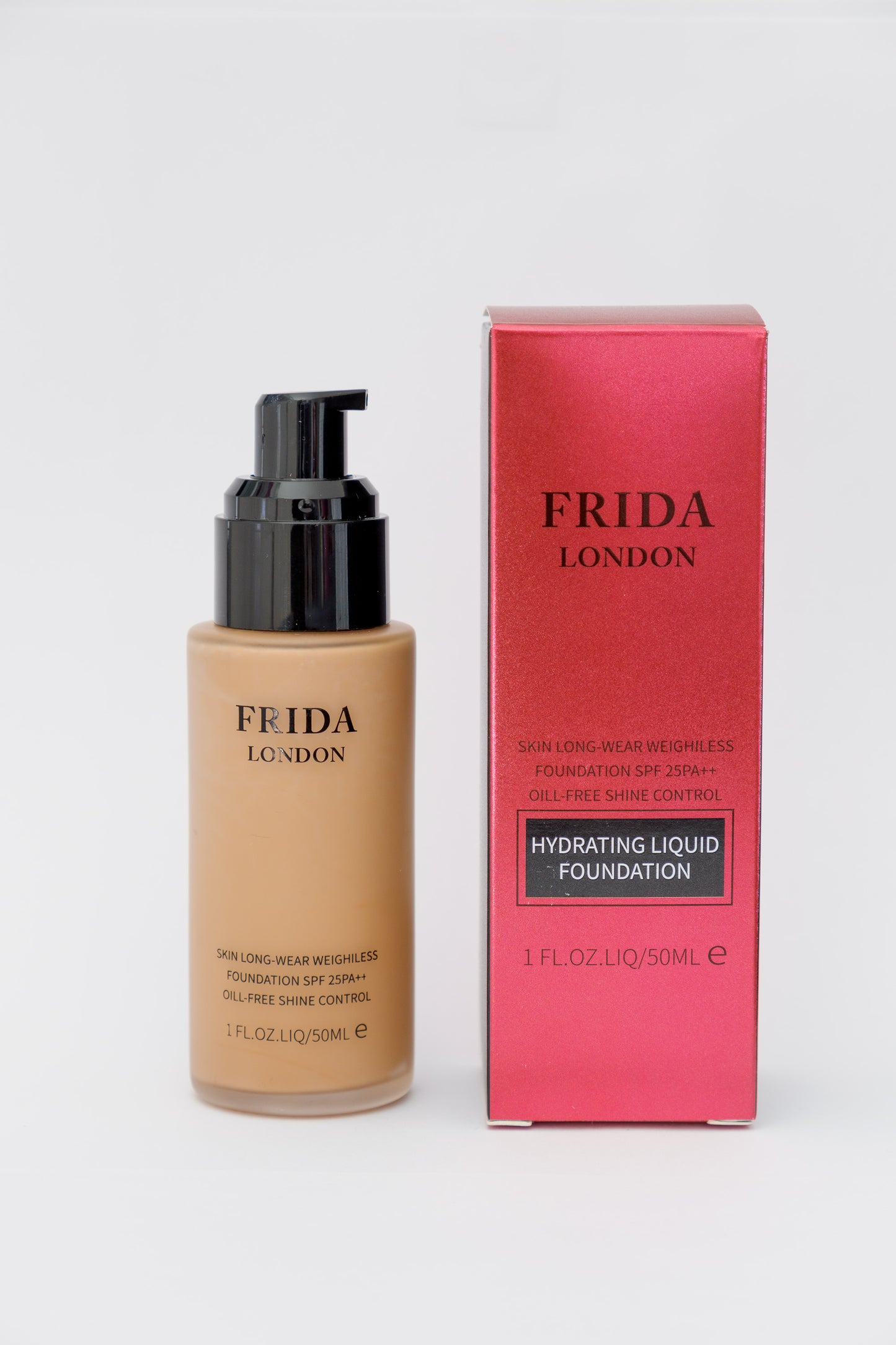 Frida London Foundation 50mL full coverage SPF