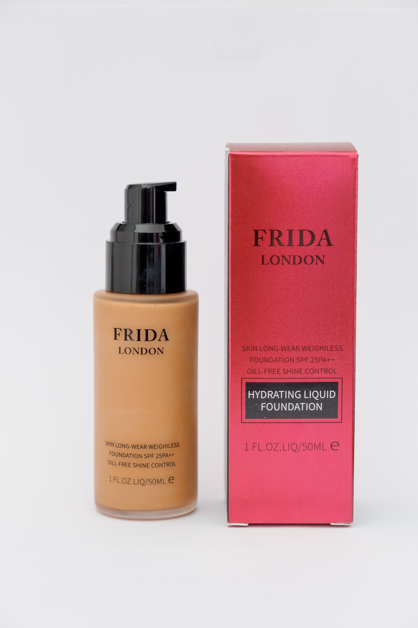 Frida London Foundation 50mL full coverage SPF