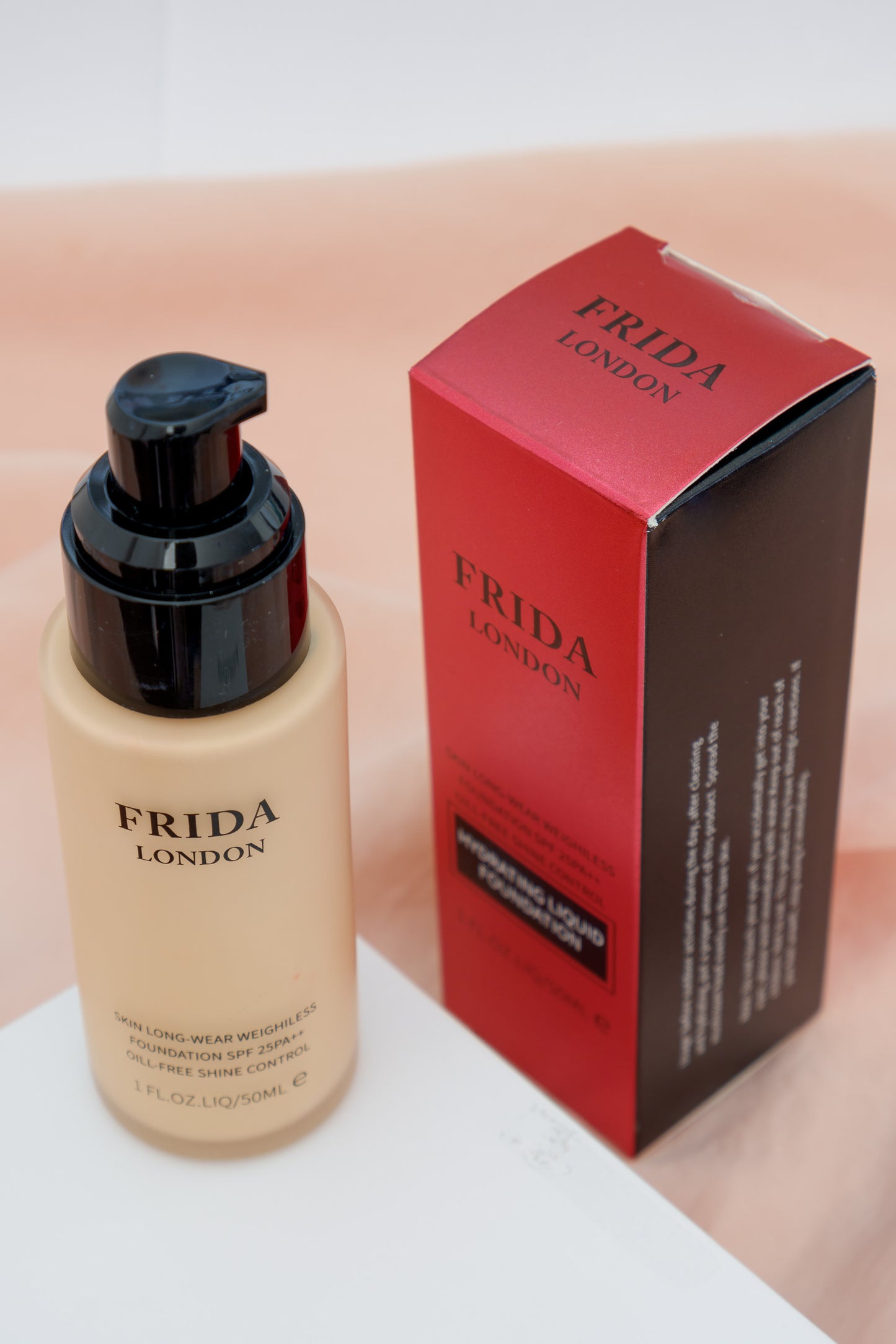 Frida London Foundation 50mL full coverage SPF