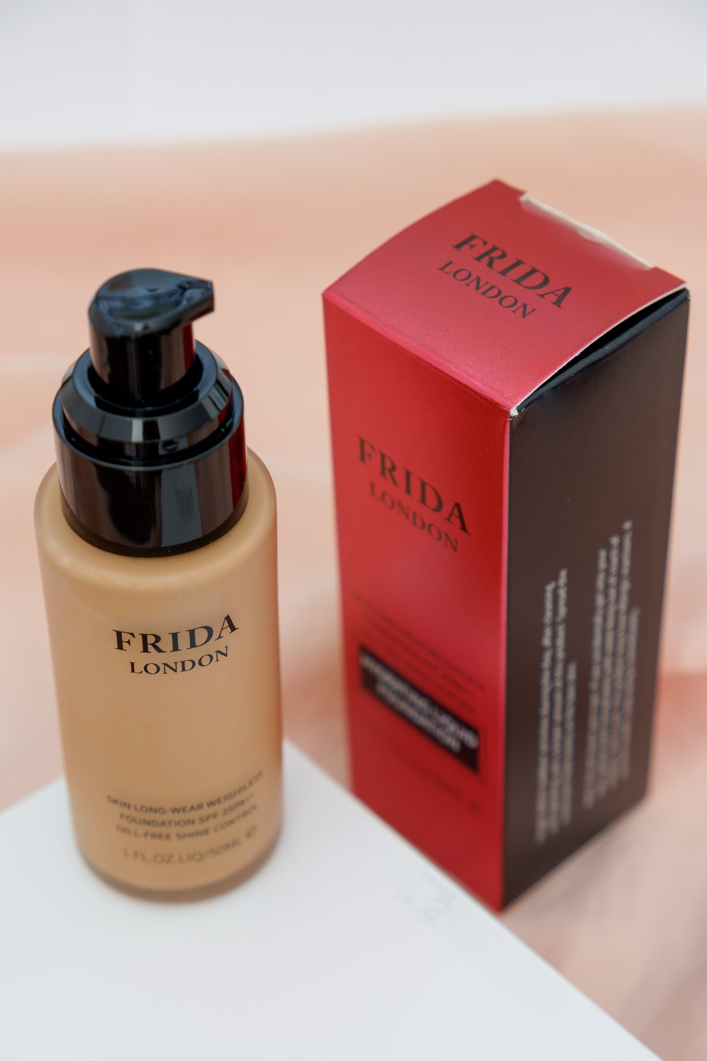 Frida London Foundation 50mL full coverage SPF