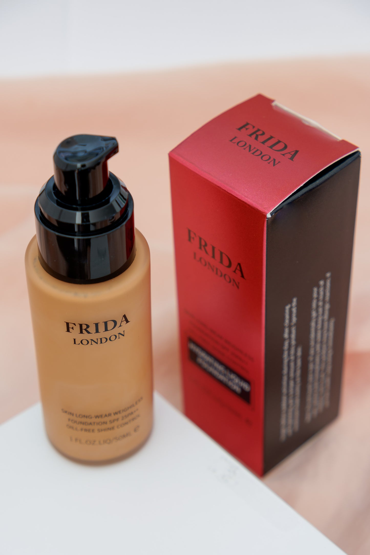 Frida London Foundation 50mL full coverage SPF