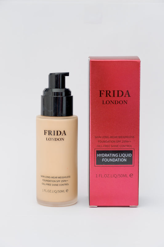Frida London Foundation 50mL full coverage SPF