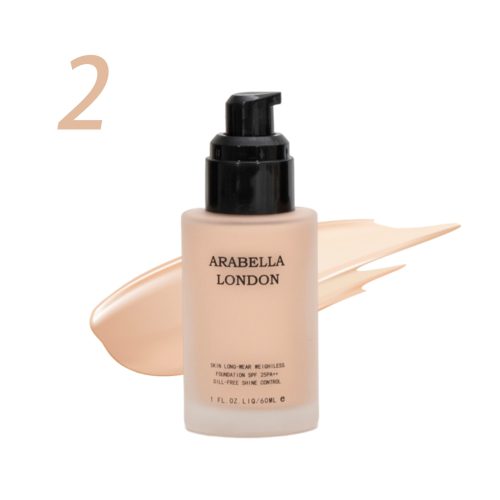 Foundation Full Coverage SPF Double size 60mL Vegan Arabella London