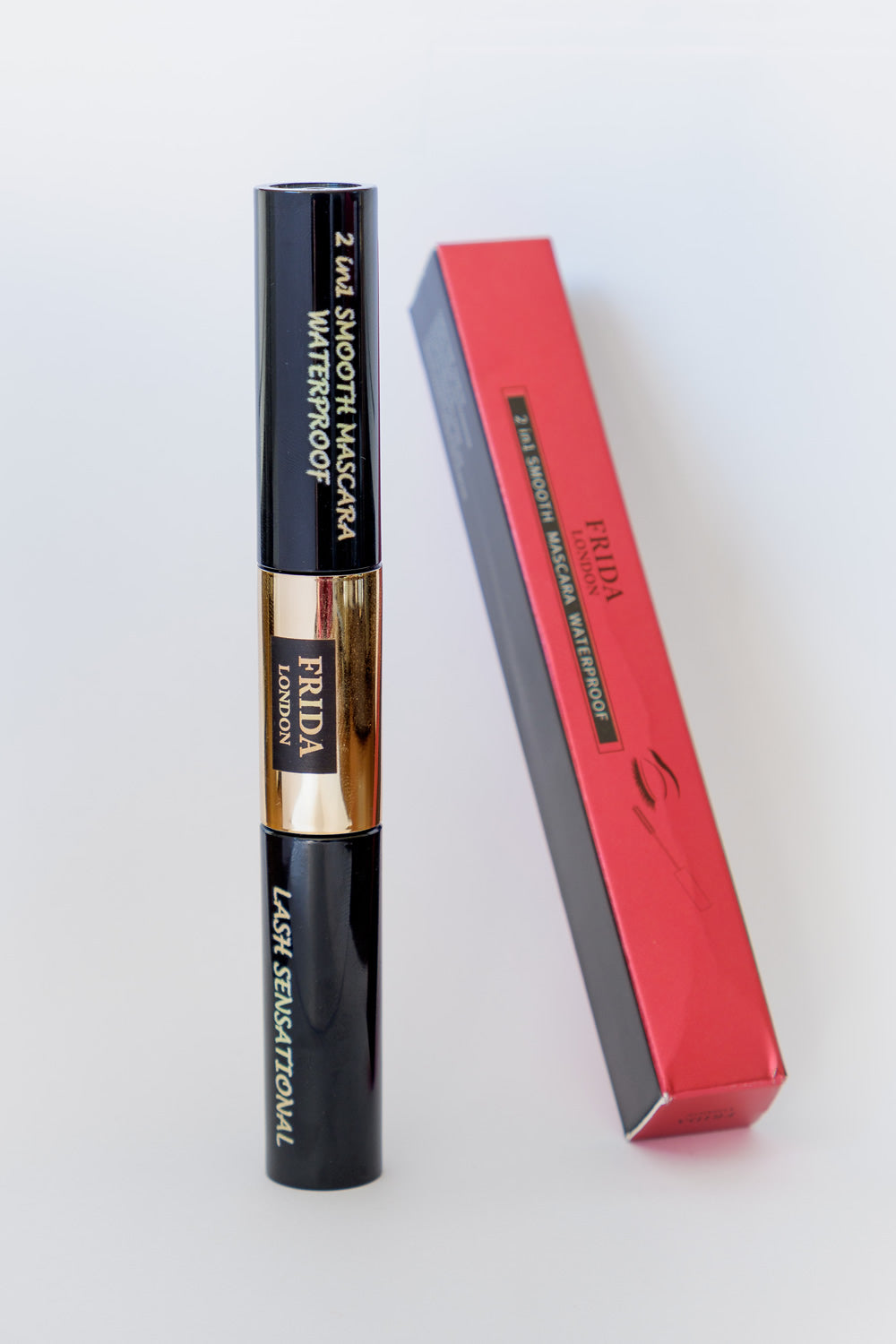 Frida London Mascara With Dual Brushes Waterproof LONG CURLING Vegan