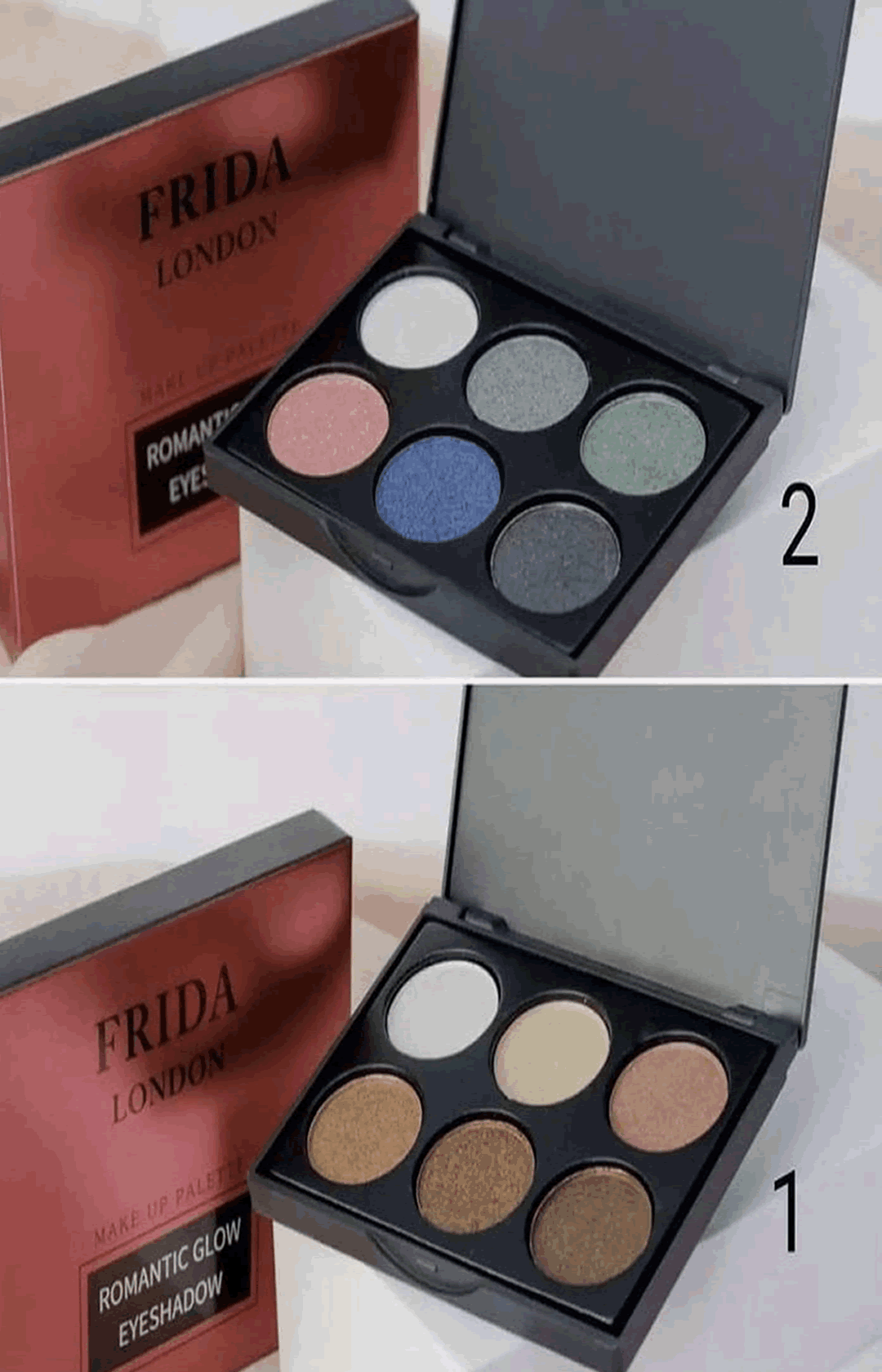 Frida London 6 shades Eyeshadow Palette Vegan