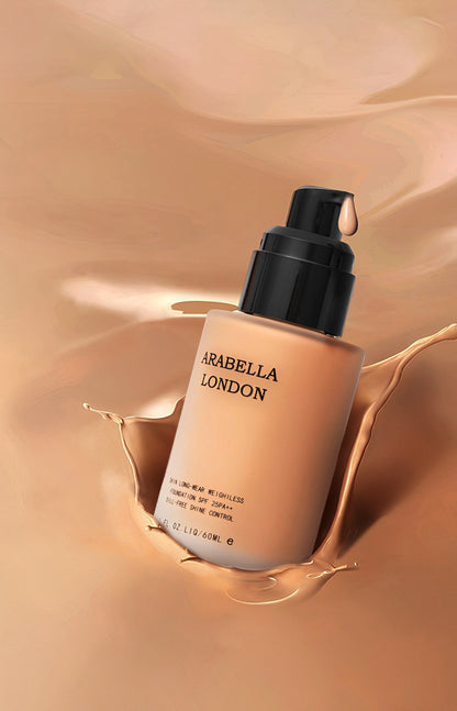 Arabella London Foundation SPF Massive 60mL Vegan Full Coverage