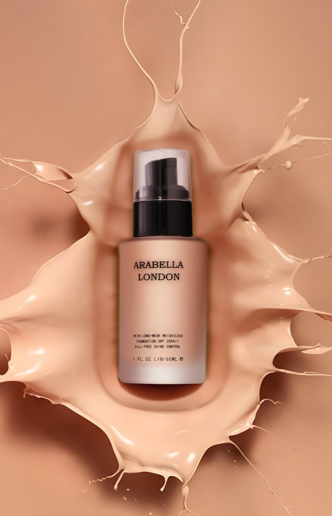 Arabella London Foundation SPF Massive 60mL Vegan Full Coverage