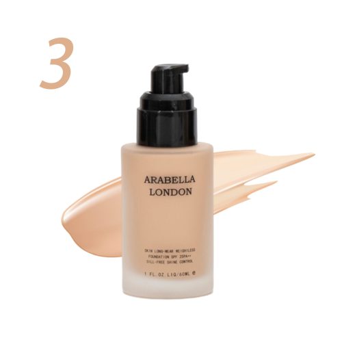 Arabella London Foundation SPF Massive 60mL Vegan Full Coverage