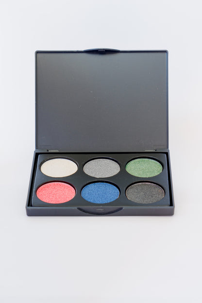 Frida London 6 shades Eyeshadow Palette Vegan